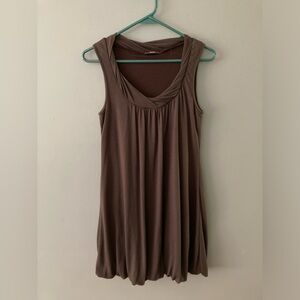 In Great Condition! Chocolate Brown Sleeveless Dress